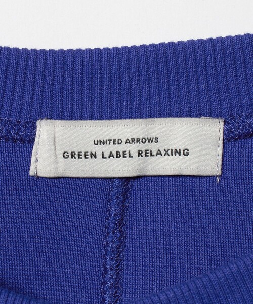 green label relaxing（グリーンレーベルリラクシング）の「メタル調 ドットボタン カーディガン（カーディガン/ボレロ・レディース・ブラック/ベージュ/ロイヤルブルー・FREE）」の5枚目の写真