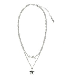 X-girl(GbNXK[)TWO STRAND NECKLACE(lbNX)