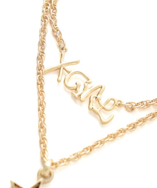 ゴシップガール　ネックレス ペアネックレス ステンレススチール ピンクゴールドIPコーティング