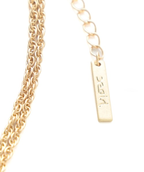 X-girl（エックスガール）の「TWO STRAND NECKLACE（ネックレス・レディース・シルバー/ゴールド・ONE SIZE）」の6枚目の写真