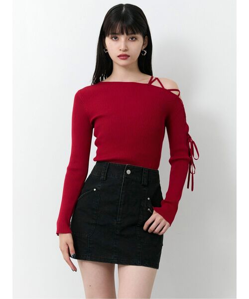 MURUA（ムルーア）の「メニーポケットカーゴスカート（スカート・レディース・グレー/ブラック/ブラウン・1/2）」の13枚目の写真