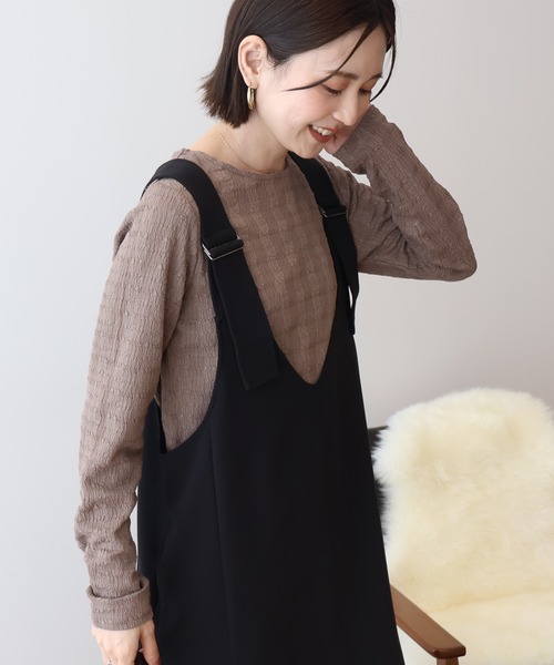 AMERICAN HOLIC(アメリカンホリック)の「ジャガードカットプルオーバー(Tシャツ/カットソー・レディース・モカ/チャコールグレー・M/L)」の22枚目の写真