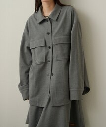 ウールシャツジャケット