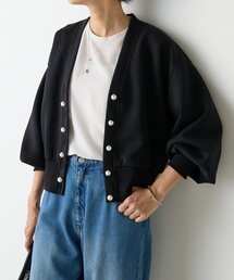 未使用級✨BEARDSLEY ビアズリー　パールボタン　カーディガン　ゆったり黒 パールボタンカーディガン | BEARDSLEY(ビアズリー)レディース