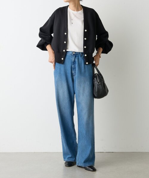 パール釦ダンボールカーディガン（カーディガン/ボレロ）｜BEARDSLEY