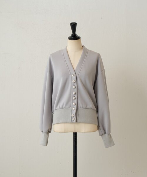 パール釦ダンボールカーディガン（カーディガン/ボレロ