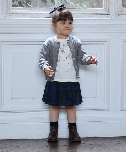 petit main(プティマイン)の「【リンク】パールボタンニットカーディガン(カーディガン/ボレロ・キッズ・ブラック/トップグレー/レッド/アイボリー・M/S/L)」の19枚目の写真