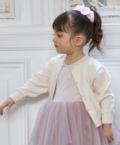 petit main(プティマイン)の「【リンク】パールボタンニットカーディガン(カーディガン/ボレロ・キッズ・ブラック/トップグレー/レッド/アイボリー・M/S/L)」の20枚目の写真