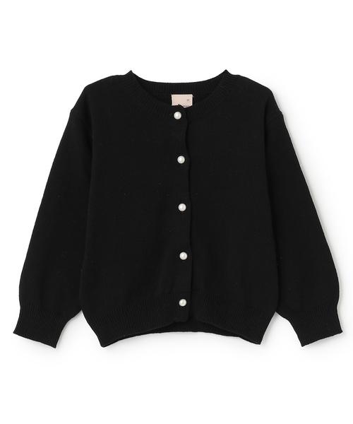 petit main(プティマイン)の「【リンク】パールボタンニットカーディガン(カーディガン/ボレロ・キッズ・ブラック/トップグレー/レッド/アイボリー・M/S/L)」の8枚目の写真