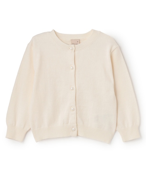 petit main(プティマイン)の「【リンク】パールボタンニットカーディガン(カーディガン/ボレロ・キッズ・ブラック/トップグレー/レッド/アイボリー・M/S/L)」の9枚目の写真