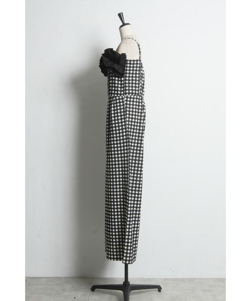 &. NOSTALGIA（アンドドットノスタルジア）の「チェック・ドットフリルオールインワン（つなぎ/オールインワン・レディース・ドット/チェック・M）」の10枚目の写真