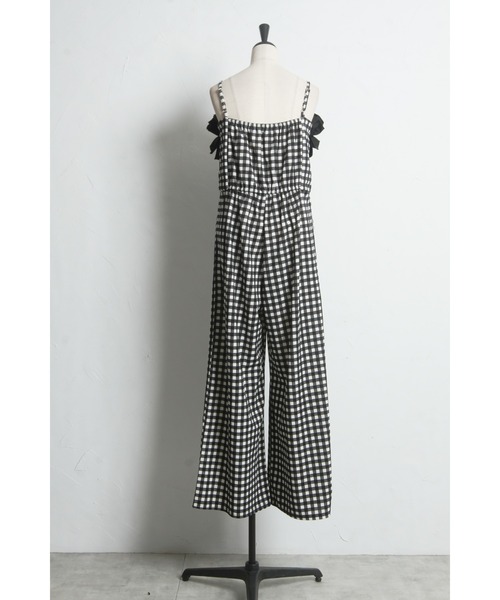 &. NOSTALGIA（アンドドットノスタルジア）の「チェック・ドットフリルオールインワン（つなぎ/オールインワン・レディース・ドット/チェック・M）」の11枚目の写真
