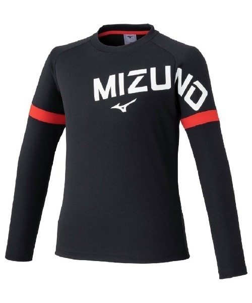 MIZUNO(ミズノ )の「ミズノ JR長袖ガチTシャツ(Tシャツ/カットソー・キッズ・ネイビー/ブラック・140cm/150cm/160cm/130cm)」の1枚目の写真