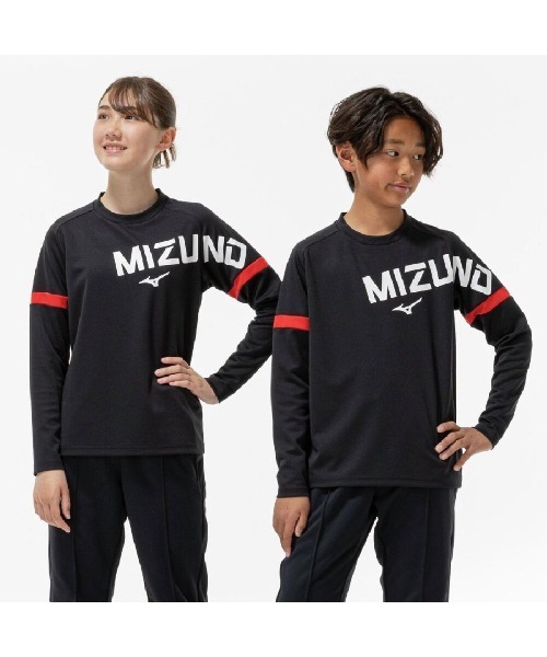 MIZUNO(ミズノ )の「ミズノ JR長袖ガチTシャツ(Tシャツ/カットソー・キッズ・ネイビー/ブラック・140cm/150cm/160cm/130cm)」の4枚目の写真