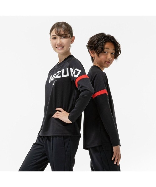 MIZUNO(ミズノ )の「ミズノ JR長袖ガチTシャツ(Tシャツ/カットソー・キッズ・ネイビー/ブラック・140cm/150cm/160cm/130cm)」の6枚目の写真