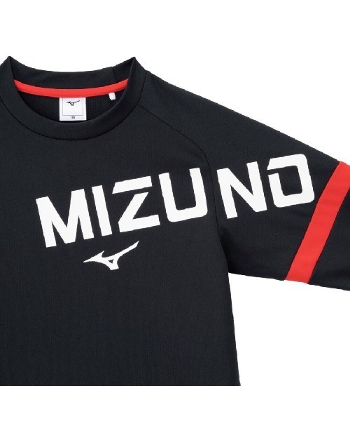 MIZUNO(ミズノ )の「ミズノ JR長袖ガチTシャツ(Tシャツ/カットソー・キッズ・ネイビー/ブラック・140cm/150cm/160cm/130cm)」の8枚目の写真