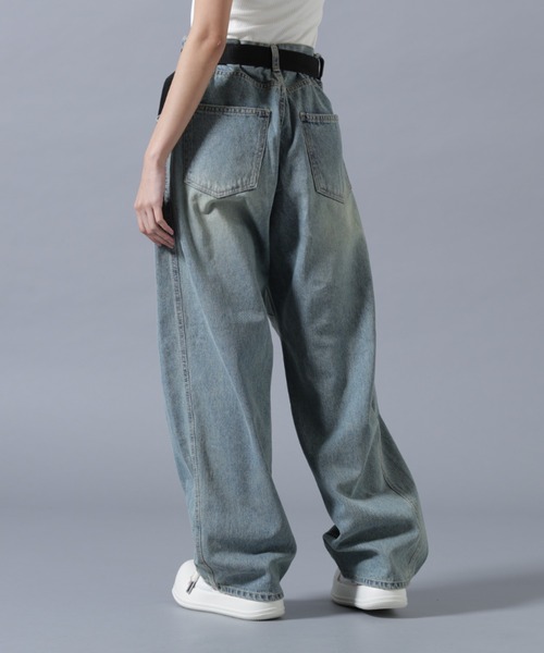 SIS(エスアイエス)の「SIS/エスアイエス/Cutting Denim Pants(デニムパンツ・レディース・ブルー/ブラック・M/L)」の16枚目の写真