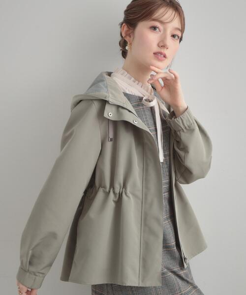 couture brooch(クチュールブローチ)の「【撥水・ライナー付】愛されマンパ(ブルゾン・レディース・サンドベージュ/ライトグレー/カーキ/ブラック・36/38/40/42)」の19枚目の写真