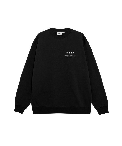 OBEY(オベイ)の「OBEY HOUSE OF SUBVERSION(オベイ ハウス オブ サブバージョン)(スウェット・メンズ・グレー系/ブラック・MEDIUM/LARGE/X-LARGE)」の4枚目の写真