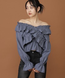 3.3 Field Trip | 3.3 Field Trip/アソートクロスフリルブラウス(シャツ/ブラウス)