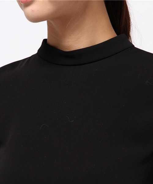 allureville（アルアバイル）の「エステルダブルクロスオールインワン（つなぎ/オールインワン・レディース・ブラック/ホワイト・2/1）」の6枚目の写真