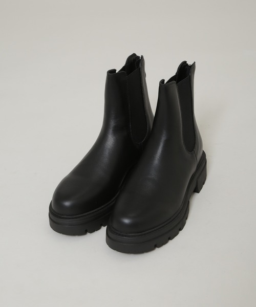 REMME(レメ)の「REMME/バックジップチェルシーブーツ(ブーツ・レディース・ブラック・36/38/37)」の5枚目の写真