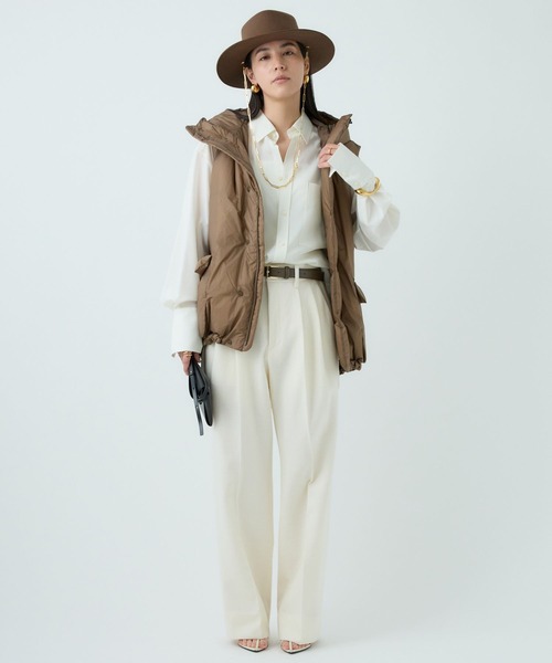 Chaos（カオス）の「Chaos(カオス)/ ◇REMI RELIEF◇別注ダウンベスト（ダウンベスト・レディース・スミクロ/モカ・FREE）」の14枚目の写真