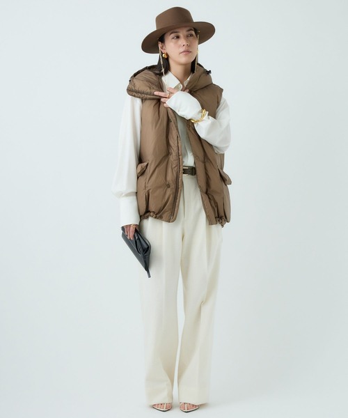 Chaos（カオス）の「Chaos(カオス)/ ◇REMI RELIEF◇別注ダウンベスト（ダウンベスト・レディース・スミクロ/モカ・FREE）」の15枚目の写真