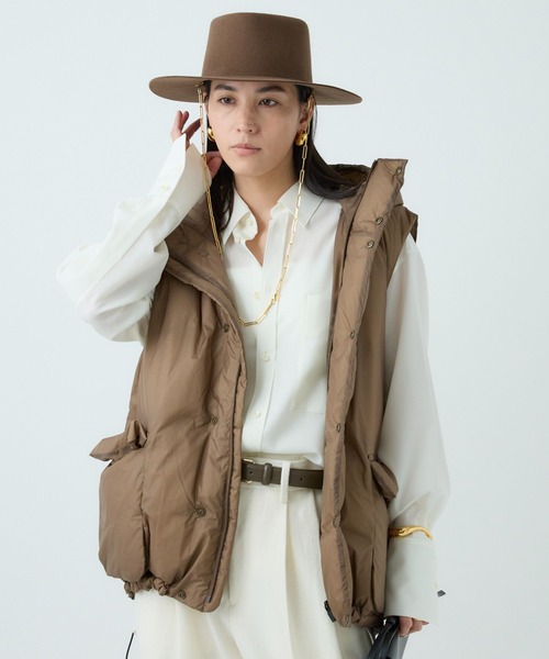 Chaos（カオス）の「Chaos(カオス)/ ◇REMI RELIEF◇別注ダウンベスト（ダウンベスト・レディース・スミクロ/モカ・FREE）」の20枚目の写真