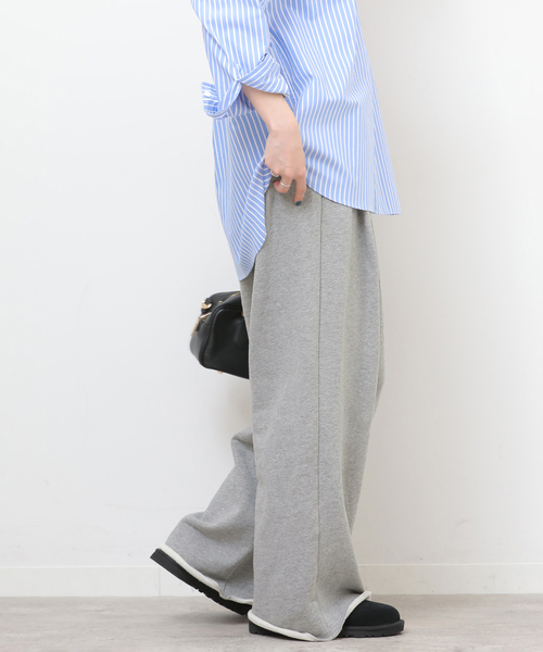 JOURNAL STANDARD relume(ジャーナルスタンダード レリューム)の「タックワイドイージースウェットパンツ(スウェットパンツ・レディース・チャコールグレー/ブラック・FREE)」の22枚目の写真