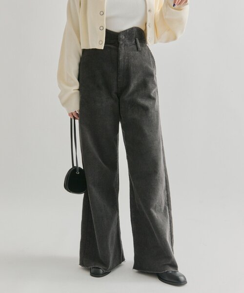 mystic(ミスティック)の「コーデュロイ ウェーブパンツ(その他パンツ・レディース・キャメル/チャコールグレー/オフホワイト・0/2/1)」の15枚目の写真