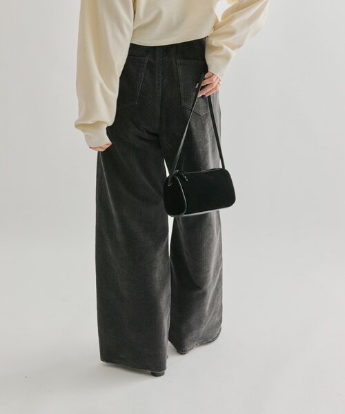 mystic(ミスティック)の「コーデュロイ ウェーブパンツ(その他パンツ・レディース・キャメル/チャコールグレー/オフホワイト・0/2/1)」の19枚目の写真