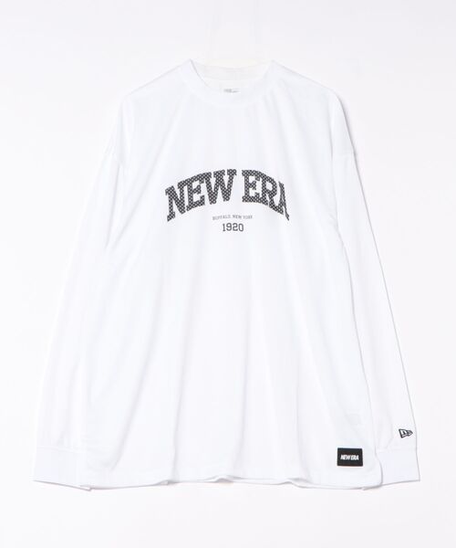 NEW ERA（ニューエラ）の「NEW ERA/ニューエラ バスケットボール 長袖Tシャツ カレッジロゴ ロンT 14674776/14674778（Tシャツ/カットソー・メンズ・ホワイト/ブラック・M/L/XL/2XL）」の13枚目の写真