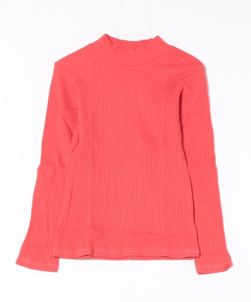 MARKEY'S（マーキーズ）の「裏起毛テレコハイネックトップス/おとな（Tシャツ/カットソー・レディース・レッド/イエロー/グレー/ブラック・160cm）」の4枚目の写真