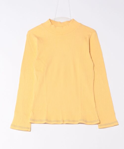 MARKEY'S（マーキーズ）の「裏起毛テレコハイネックトップス/おとな（Tシャツ/カットソー・レディース・レッド/イエロー/グレー/ブラック・160cm）」の3枚目の写真