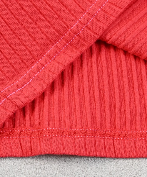 MARKEY'S（マーキーズ）の「裏起毛テレコハイネックトップス/おとな（Tシャツ/カットソー・レディース・レッド/イエロー/グレー/ブラック・160cm）」の12枚目の写真