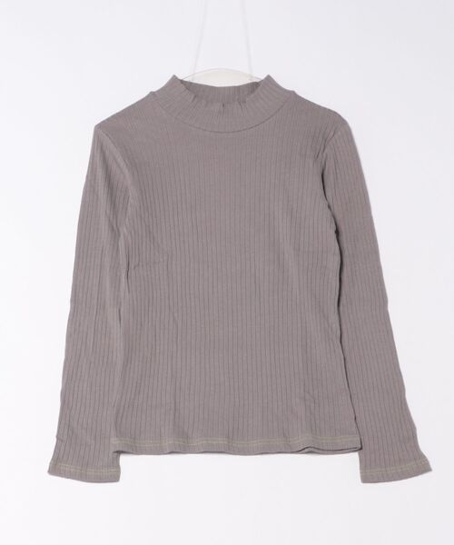 MARKEY'S（マーキーズ）の「裏起毛テレコハイネックトップス/おとな（Tシャツ/カットソー・レディース・レッド/イエロー/グレー/ブラック・160cm）」の5枚目の写真