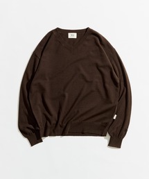 WETTEMPT | HIGH GAUGE V NECK KNIT / ハイゲージVネックニット(ニット/セーター)