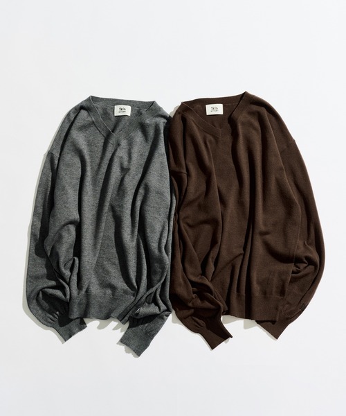 vtwelve セーター セール】HIGH GAUGE V NECK KNIT / ハイゲージVネックニット（ニット