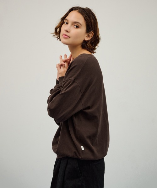 TENDERLOIN V NECK KNIT ニット　セーター　M ブラウン TENDERLOIN V NECK KNIT ニット セーター M ブラウン