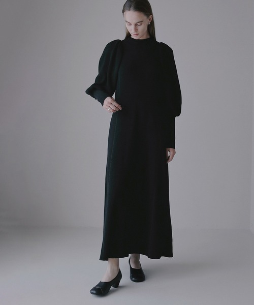 MANOF(マノフ)の「THERMAL KNIT ONE PIECE(ワンピース・レディース・チャコールグレー/ブラック/グリーン・M/S)」の19枚目の写真