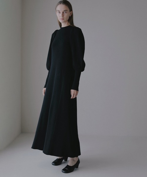 MANOF(マノフ)の「THERMAL KNIT ONE PIECE(ワンピース・レディース・チャコールグレー/ブラック/グリーン・M/S)」の21枚目の写真