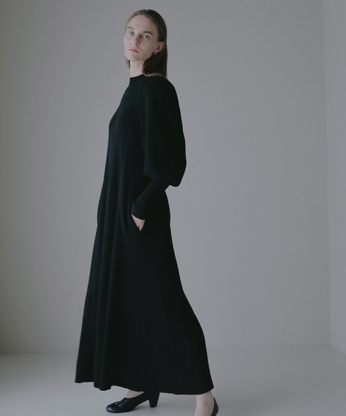MANOF(マノフ)の「THERMAL KNIT ONE PIECE(ワンピース・レディース・チャコールグレー/ブラック/グリーン・M/S)」の22枚目の写真