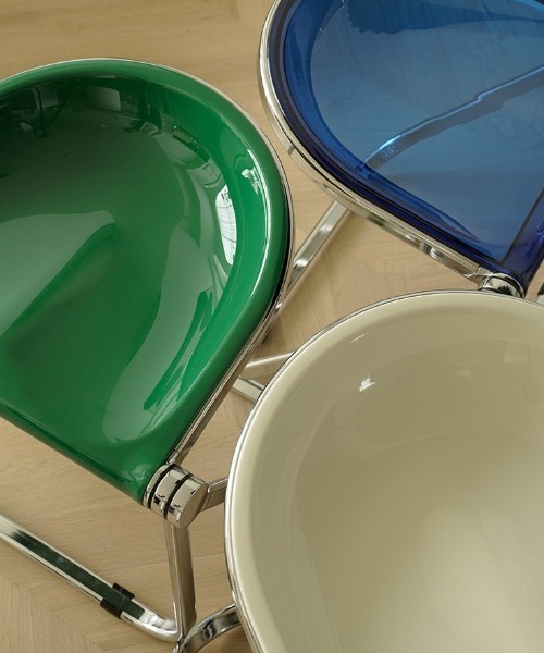 Made in I（メイドインアイ）の「Folding mid century chair stool（家具・レディース・オレンジ/イエロー/グリーン/ホワイト/クリア/グレー/ブラック・FREE）」の18枚目の写真