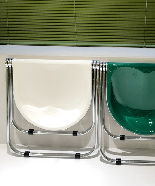 Made in I（メイドインアイ）の「Folding mid century chair stool（家具・レディース・オレンジ/イエロー/グリーン/ホワイト/クリア/グレー/ブラック・FREE）」の14枚目の写真