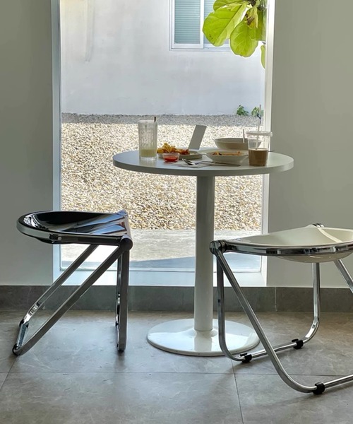 Made in I（メイドインアイ）の「Folding mid century chair stool（家具・レディース・オレンジ/イエロー/グリーン/ホワイト/クリア/グレー/ブラック・FREE）」の21枚目の写真