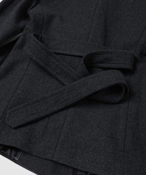 DRIES VAN NOTEN（ドリスヴァンノッテン）の「VAFAELLA 2118 W.W.JACKET（その他アウター・レディース・ダークグレー・34/36）」の6枚目の写真