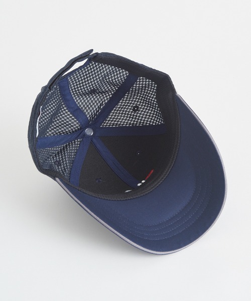 FILA(フィラ)の「【FILA】フィラ FLM TC LT-MESH CAP TCツイル/ライトメッシュ ワイドキャップ ツバ広ろで日焼け対策!小(キャップ・メンズ・ブラック・FREE)」の5枚目の写真