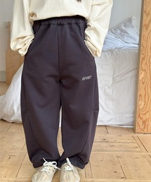 VIBGYOR（ヴィブジョー）の「【kids】ワンポイントロゴ ワイドスウェットパンツ(CZ)（その他パンツ）」