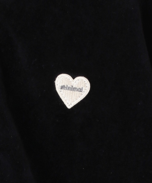 minimal（ミニマル）の「ベロアトラックジャケット（ブルゾン・キッズ・ブラック/ピンク・140cm/110cm/90cm/100cm/130cm/120cm）」の5枚目の写真